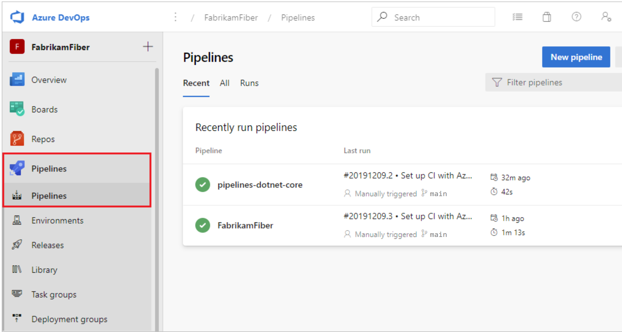 Azure DevOps pipeline
